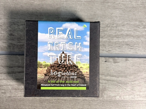 lot 267 image: Bogtrudies Real Irish Turf Fridge Magnet with Bog Sample