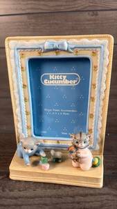 lot 453 image: Kitty Cucumber Picture Frame 4x6 Photo