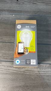 lot 469 image: GE Link Connected LED Bulb A19 12W 800 Lumens Soft White
