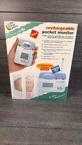 lot 478 image: The First Years Nursery Tronics Rechargeable Pocket Monitor with Base Station