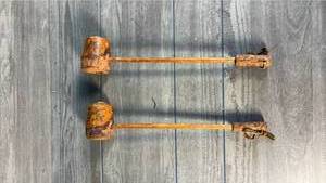 lot 500 image: Pair of Wooden Mallets Native American