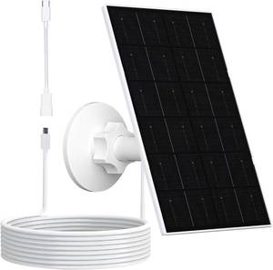 lot 48 image: 4W Solar Panel for Security Cameras, 360  Mount, 9.8FT Cable