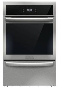 lot 4 image: Frigidaire Gallery Single Electric Wall Oven 23.5in W 37.8in H - Retail $2,600