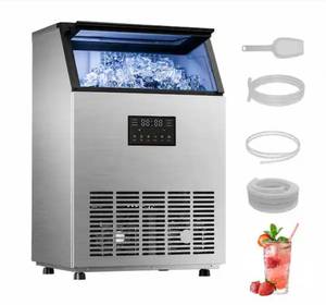 18.9 in. 200 lb./24H Full Size Cubes Freestanding/Built-In Ice Maker in Stainless Steel  - Retail: $800