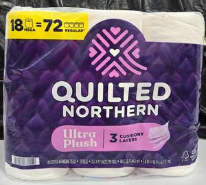 Quilted Northern Ultra Plush Bathroom Tissue 18 Mega Rolls