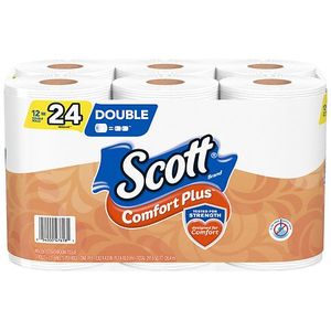 lot 895 image: Scott ComfortPlus Toilet Paper - Double Rolls  12 count