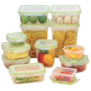 lot 913 image: EuroHome 22-Piece Click-and-Lock Storage Container Set  CL468