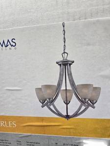 Thomas Lighting Charles 5-Light Chandelier 25 3/4" W 26 3/4" H 75" L