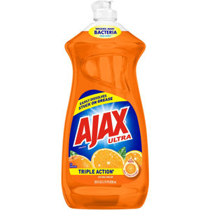 lot 942 image: Ajax Ultra Triple Action Dishwashing Liquid Dish Soap  Orange Scent  28 Fluid Ounce