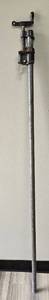 lot 955 image: Long Pipe Clamp nearly 5 ft. Clamping Space with Screw Handle and Metal Rod Assembly
