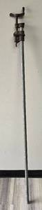 lot 956 image: Long Pipe Clamp nearly 5 ft. Clamping Space with Screw Handle and Metal Rod Assembly