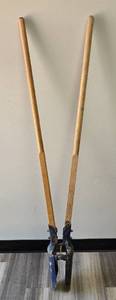 lot 968 image: Post Hole Digger with Wood Handles