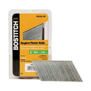 lot 975 image: Bostitch FN1532-1M Style Angled Finish Nail  2 in 15 gauge   Coated looks like a full box.
