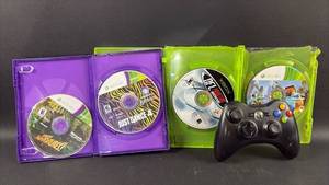 lot 78 image: Xbox 360 Games and Controller Lot