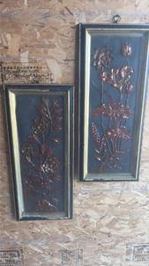 lot 104 image: 28 x 12 Wall Art, Frames Need A Little TLC