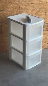 lot 109 image: Drawer Organizer with Wheels Good Shape