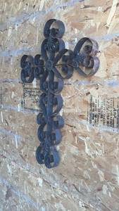 lot 111 image: Metal Cross Approx 24 Tall