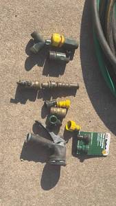 lot 149 image: Garden Hose, Brass Fittings & Repair Parts