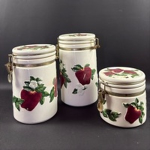 lot 84 image: Decorative Canisters for Display