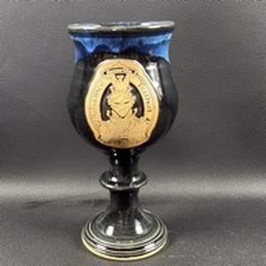 lot 170 image: Kansas City Renaissance Festival 1997 Commemorative Pottery Goblet