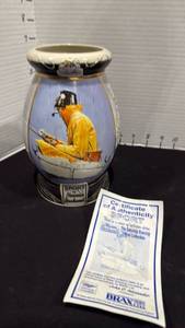 lot 1019 image: Miller Norman Rockwell Sport stein with COA