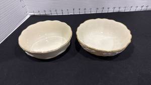 lot 1036 image: 2 Lenox bowls excellent condition