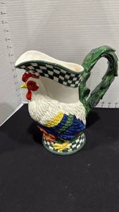 lot 1053 image: Department 56 rooster pitcher 10x11