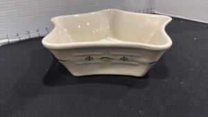 lot 1058 image: Longaberger blue star shaped dish