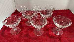 lot 1087 image: Fostoria Colony sherbet glasses set of 9