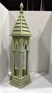 lot 1132 image: Wood gazebo 36 inches tall