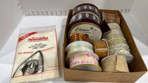 lot 1138 image: Ribbons and heat bond adhesive