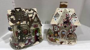 lot 1158 image: Holiday houses tealight holder