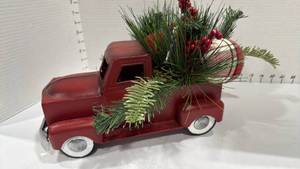 lot 1161 image: Holiday truck decor 9x12x6