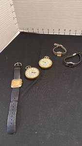lot 1240 image: Watches and pocket watch pendants