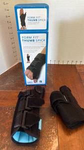 lot 2012 image: Form Fit thumb guard and Mueller thumb guard
