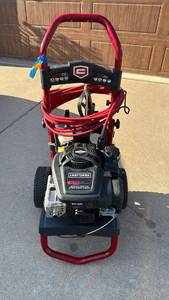 lot 2027 image: Craftsman power washer with Briggs and Stratton engine 33x21x22  pu after 6 pm on 911, address provided to winning buyer