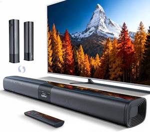 lot 5504 image: Saiyin 24 Sound Bar, Center-Channel Surround Soundbar System for Smart TV