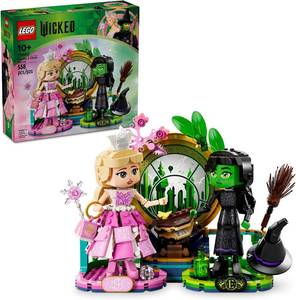 lot 5505 image: LEGO Wicked Elphaba & Glinda Figures - Buildable Toys, 10, 75682