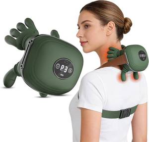 lot 5548 image: Cordless 4D Neck & Shoulder Massager with Heat, 4D Kneading, Screen
