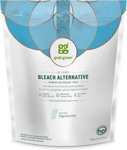 lot 5550 image: Grab Green Bleach Alternative Pods, 60 Count, Fragrance Free, Chlorine Free