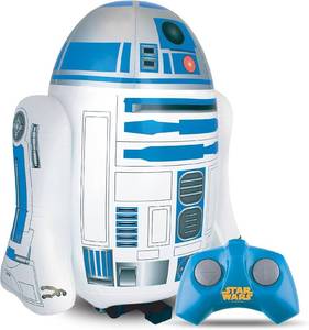 lot 5560 image: Bladez Toys RC Inflatable Star Wars R2D2 Toy Figure