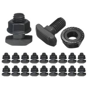 lot 5570 image: uxcell 20pcs M8x16mm t Slot Drop-in Bolt,with M8 Nuts for 40 Series
