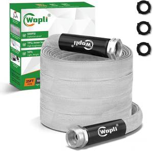 lot 5590 image: Garden Hose 50ft, Ultra-Light, Flexible, TPU Drinking-Water Safe, Kink-Free