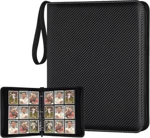 lot 5593 image: GERMUN 9-Pocket Trading Card Binder, 720 Cards, 40 Pages, PU Cover Zipper