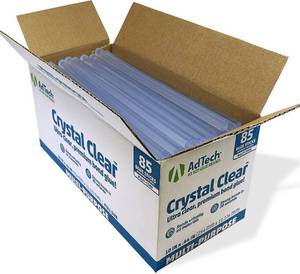 lot 5603 image: AdTech Hot Glue Sticks, 10, Clear, Multi-Temp for DualHighLow Glue Guns