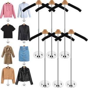 lot 5622 image: YEXEXINM 6-Pack Height-Adjustable T-Shirt Display Stand 17 31.1 in