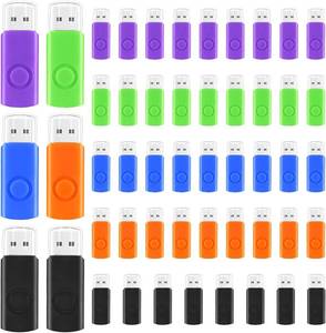lot 5671 image: Kanayu 50 Pcs 2GB USB 2.0 Flash Drives Bulk Thumb Drives for Laptop Tablet