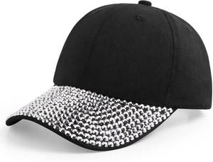 lot 5697 image: ZTL Womens Studded Rhinestone Baseball Cap Bling Sun Hat