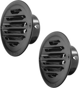 lot 5716 image: 2 PCS 3 in Stainless Steel Air Vents Round Soffit Vent for Kitchen Bathroom