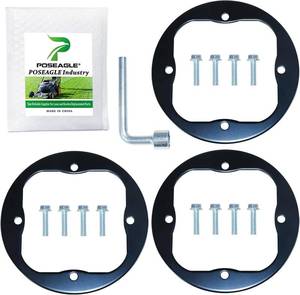 lot 5717 image: Upgraded 3 Pack High-Strength Deck Spindle Reinforcement Rings